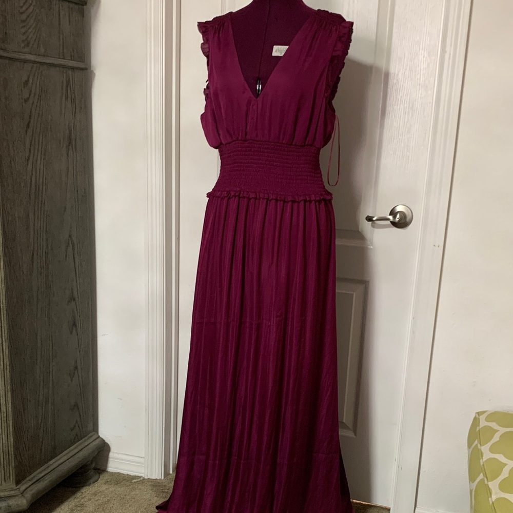 Banana Republic Deep Purple Maxi Dress